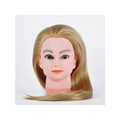 CABEZA MANIQUÍ MUJER PELO SINTÉTICO 18" RUBIO 45CM BIFULL